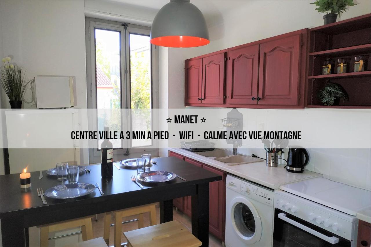 Le Manet - Appartement Proche Centre Ville - Parking Gratuit บอนน์วิลล์ ภายนอก รูปภาพ